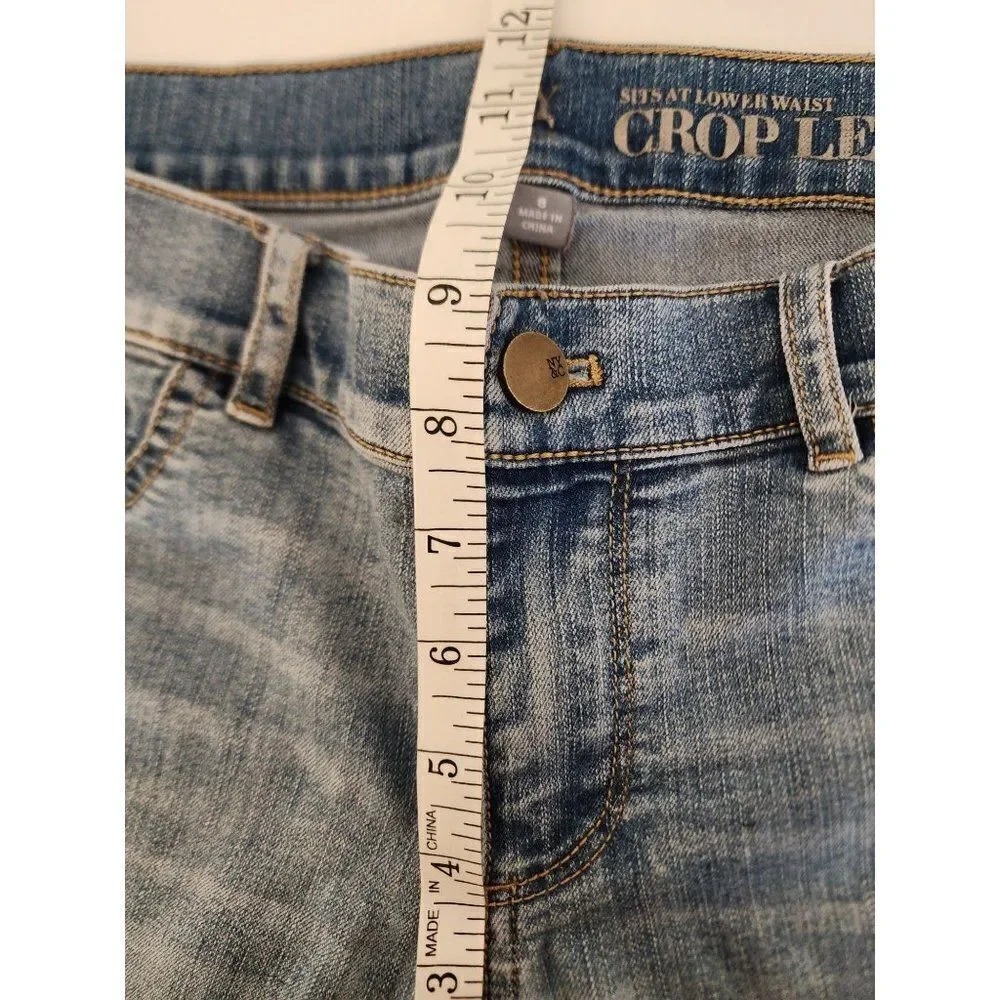 New York & Co Crop Leggings Size 8